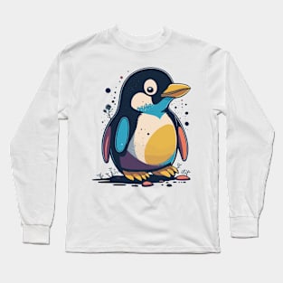 Penguin Portrait Long Sleeve T-Shirt